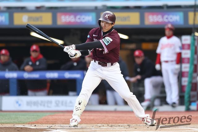 1일 SSG 랜더스전에 출전해 6타수 3안타 3타점을 기록한 키움 히어로즈 이주형