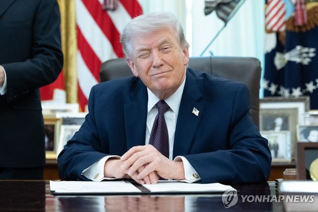 도널드 트럼프 미국 대통령