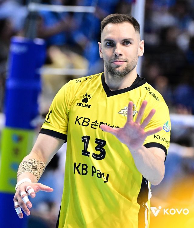 KB손해보험의 외국인 주포 비예나