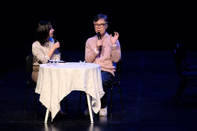 국지연 음악칼럼니스트, 김영하 작가 (왼쪽부터)