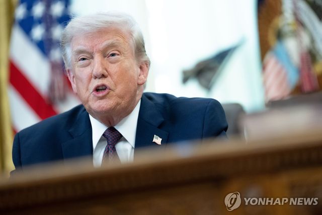 도널드 트럼프 미국 대통령