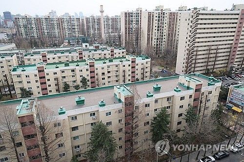 서울 강남의 한 아파트 단지 모습 [연합뉴스 자료사진]