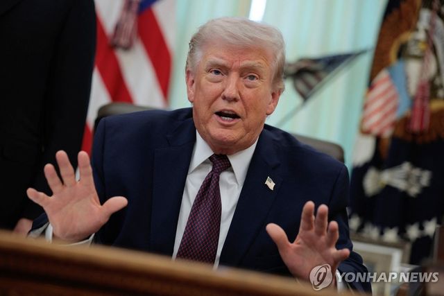 도널드 트럼프 미국 대통령