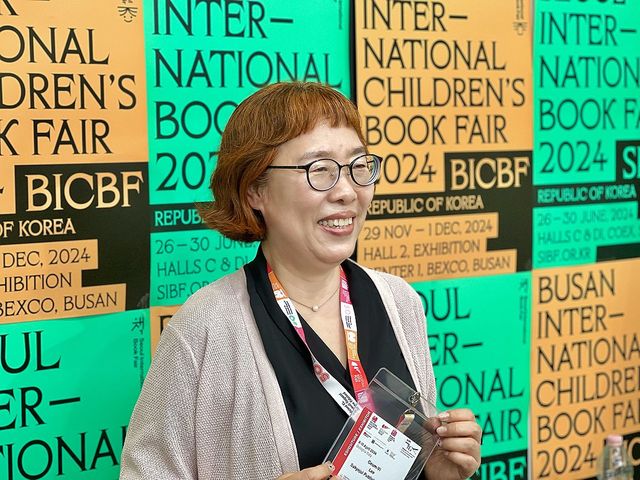 2024년 볼로냐 국제아동도서전 참석한 이금이 작가