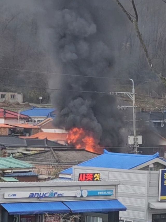 고양 비닐하우스 화재