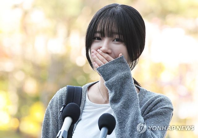 증인 출석하며 입장 밝히는 쯔양