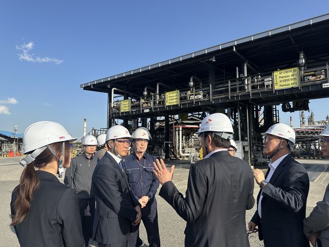 SK에너지 울산공장 찾은 김용석 대광위원장