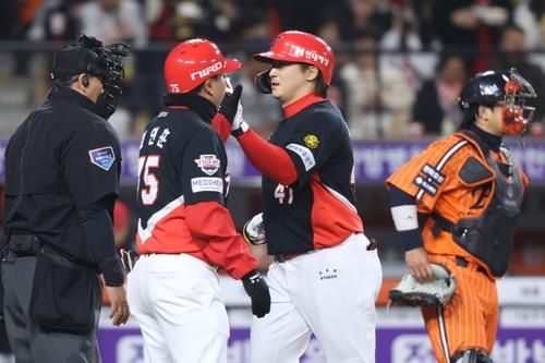 10일 한화 전에서 홈런을 친 KIA 나성범(47번)