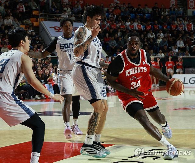 3월 25일 열린 SK와 소노의 경기 모습