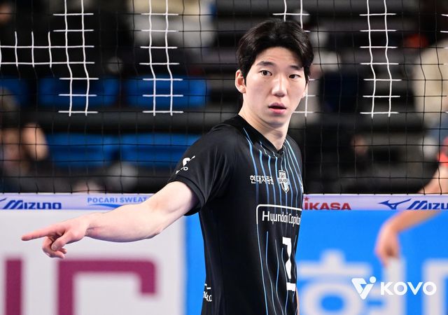 현대캐피탈의 간판 공격수 허수봉