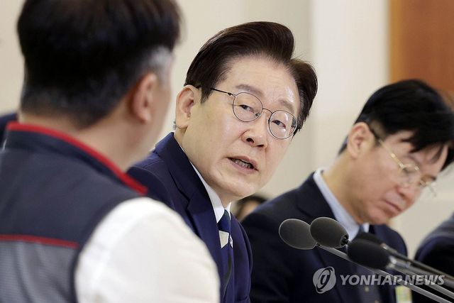 이재명 대통령, 민주노총 초청간담회 발언