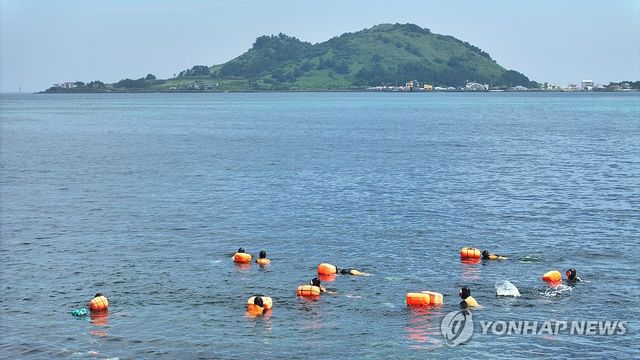 제주 해녀들의 물질