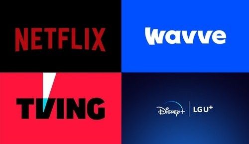 국내외 주요 OTT 로고