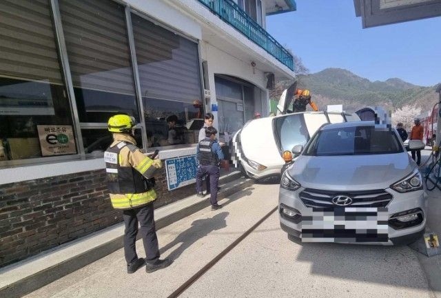 정선 승용차 사고