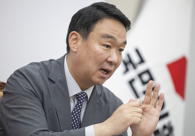 6·3 지방선거 국민의힘 전략 설명하는 정희용 사무총장