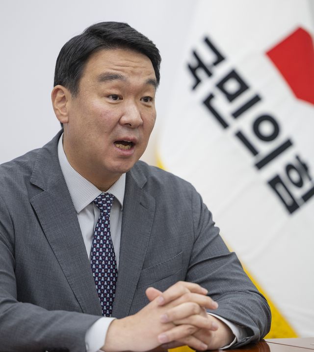 6·3 지방선거 국민의힘 전략 설명하는 정희용 사무총장