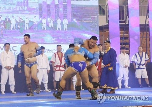 과거 열렸던 국제연무대회 모습