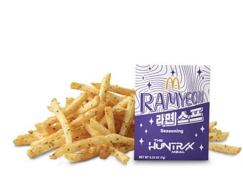 맥도날드 라면스프맛 감자튀김