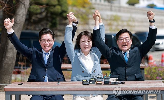 국회에서 만난 더불어민주당 수도권 광역단체장 후보