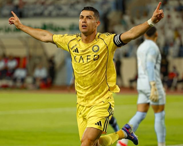 골 세리머니를 펼치는 크리스티아누 호날두