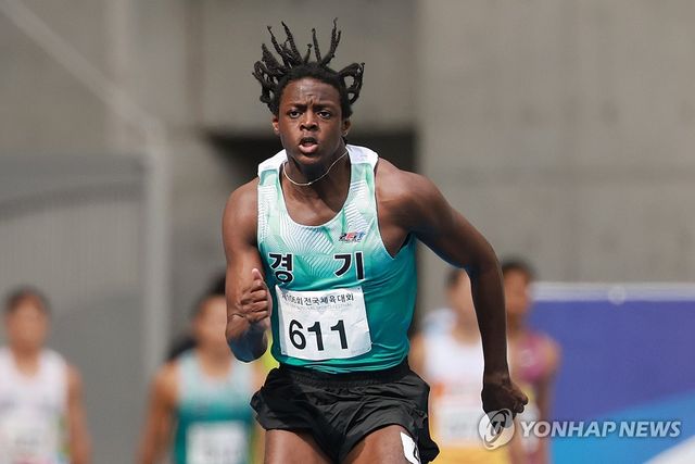 전국체전 출전한 비웨사 다니엘 가사마