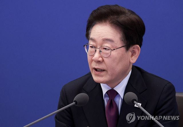 발언하는 이재명 대통령