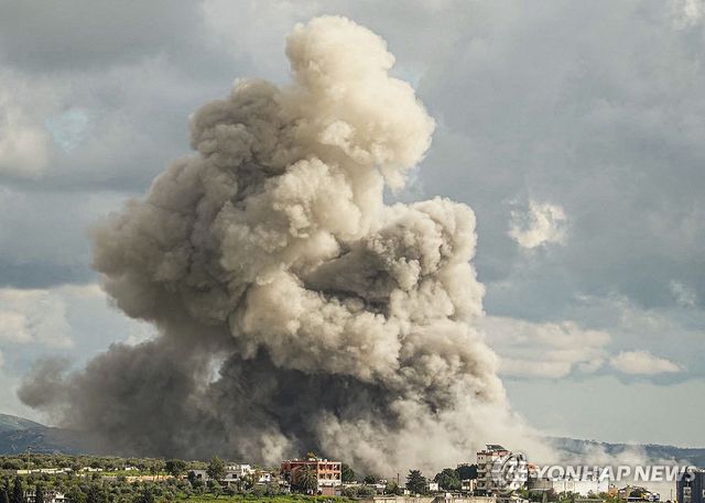 이스라엘군의 레바논 남부 공습 