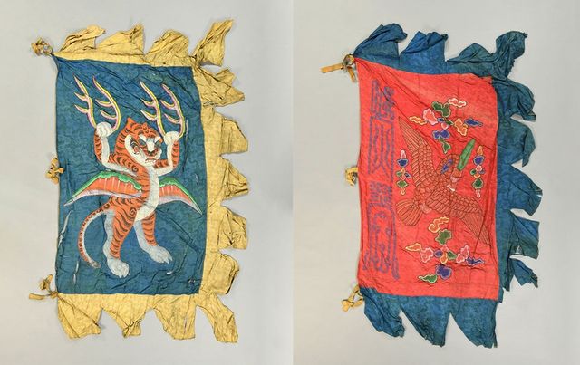 호기(虎旗)·주작기(朱雀旗)