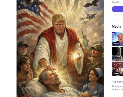 트럼프 대통령이 올린 이미지