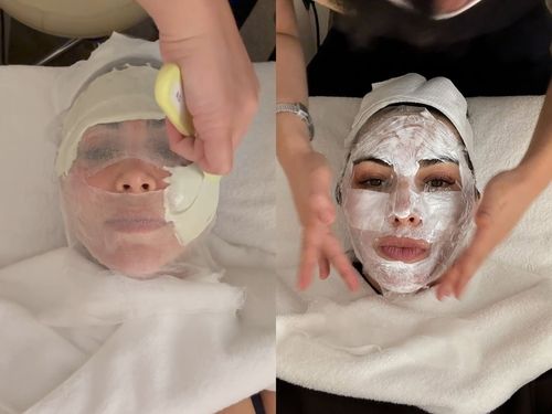 지난해 8월 한국에서 피부 시술을 받는 미국 유명 인플루언서 킴 카다시안