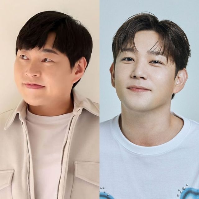 좌측부터 개그맨 이진호, 그룹 슈퍼주니어 출신 강인