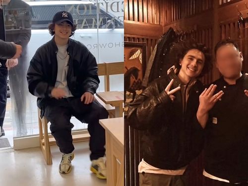 2024년 2월 서촌 카페와 여의도 고깃집을 방문한 할리우드 배우 티모테 샬라메