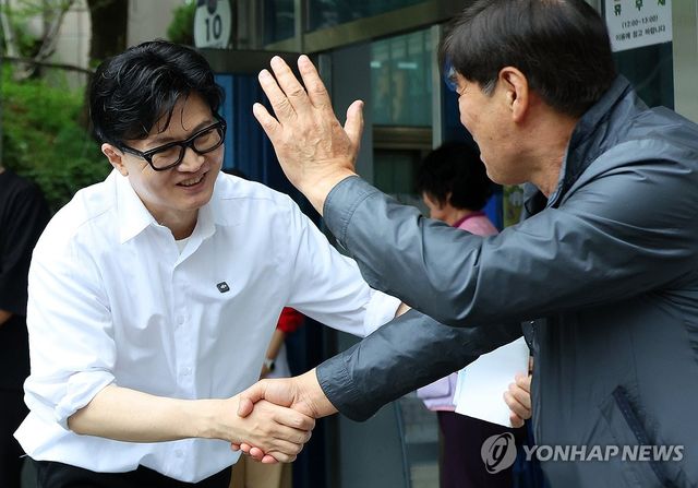 부산 북구 주민 된 한동훈