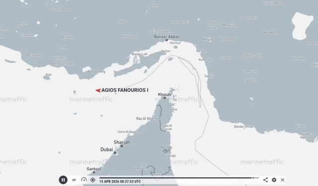 VLCC 아기오스파누리오스Ⅰ 항적