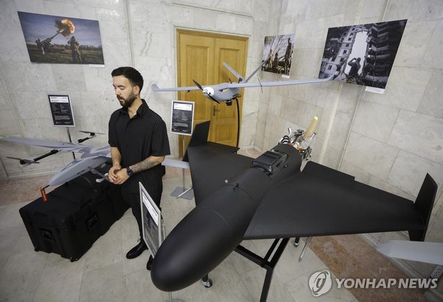 우크라이나의 드론 전시
