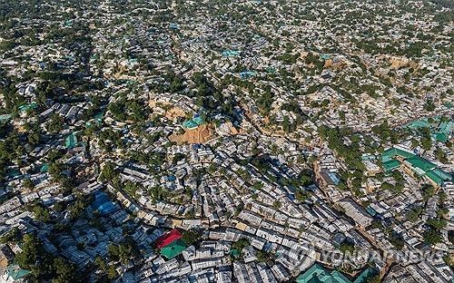 방글라데시 콕스바자르 로힝야족 난민촌