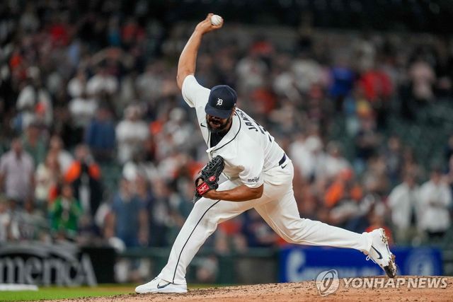 15일(한국시간) 캔자스시티 로열스전에 등판한 디트로이트 타이거스 켄리 얀선