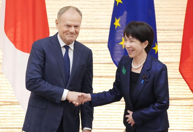 일·폴란드 정상회담…"일방적 현상변경 반대"