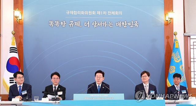 이재명 대통령, 규제합리화위원회 발언