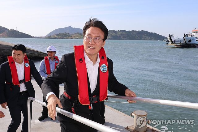 여수세계섬박람회 준비상황 점검하는 김민석 총리