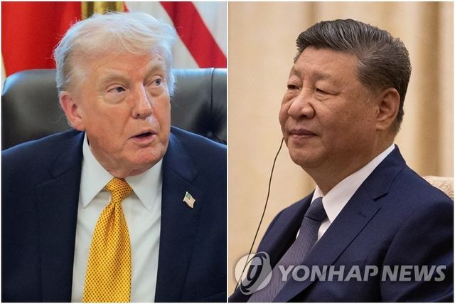 트럼프 미국 대통령(왼쪽)과 시진핑 중국 국가주석