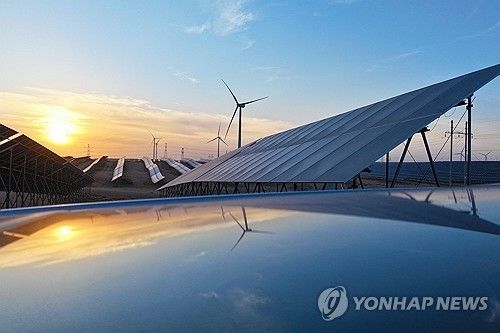 중국의 태양광 패널