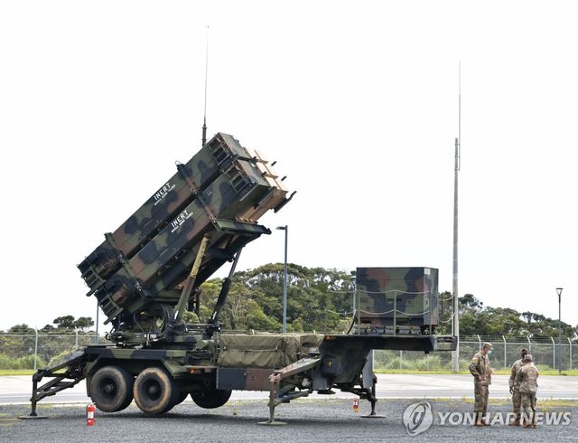 2021년 미일 연합훈련 기간에 공개된 주일미군 패트리엇 요격미사일 시스템