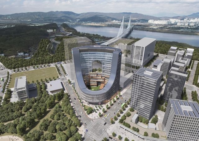 JYP 신사옥 조감도