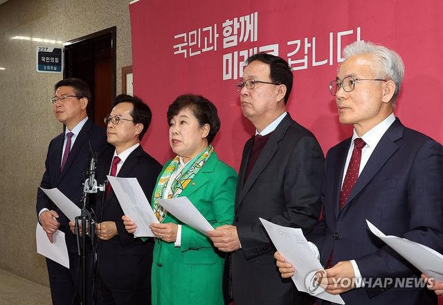 국민의힘 사법정의수호 및 독재 저지 특위 성명발표