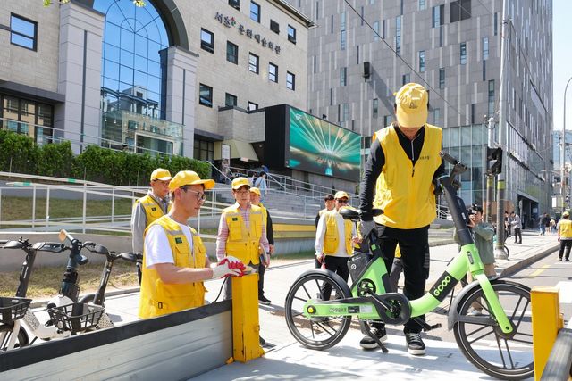 서초구, '통행방해 전기자전거 즉시수거' 앞두고 모의훈련