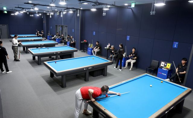 큐스쿨 마지막 날 경기가 열린 일산 PBA스타디움