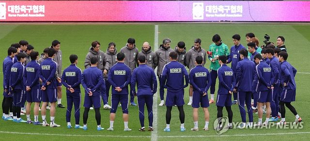 결전 하루 앞둔 한국대표팀