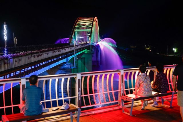 고수대교 경관분수