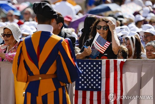 바티칸을 찾은 미국인 가톨릭 신자